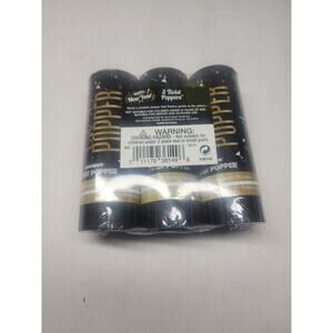 Party Confetti Poppers, 3-Count